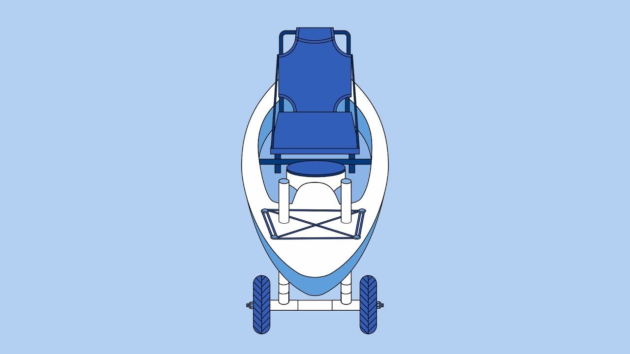DIY Kayak Caddy