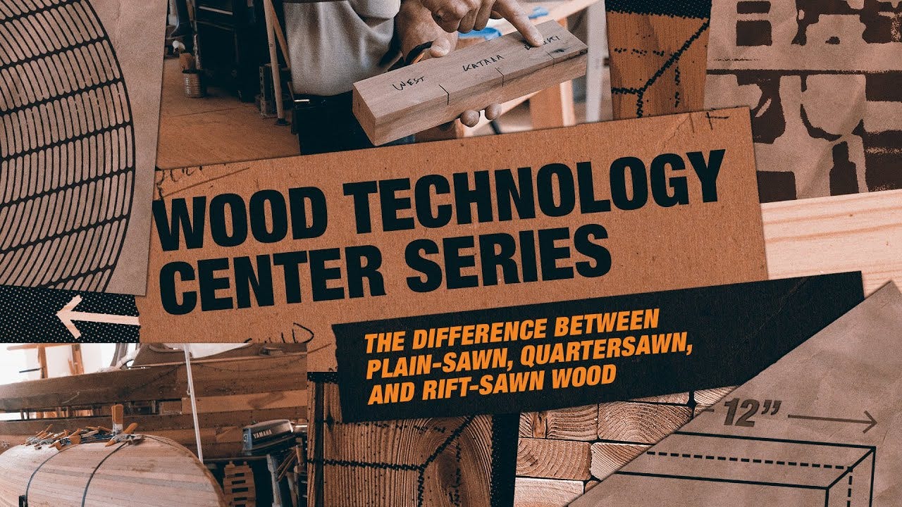 The Difference Between Plain-sawn, Quartersawn, and Rift-sawn Wood