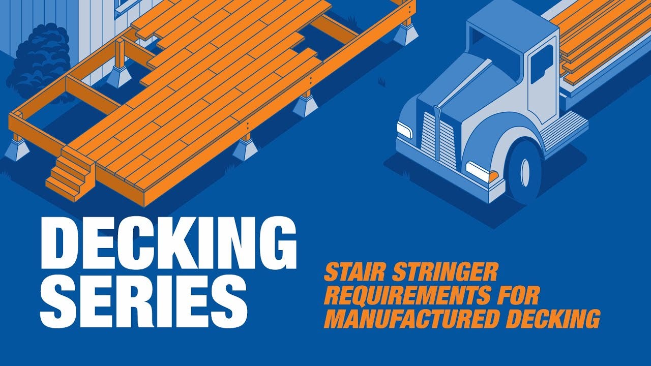 Stair Stringer Requirements for Manufactured Decking
