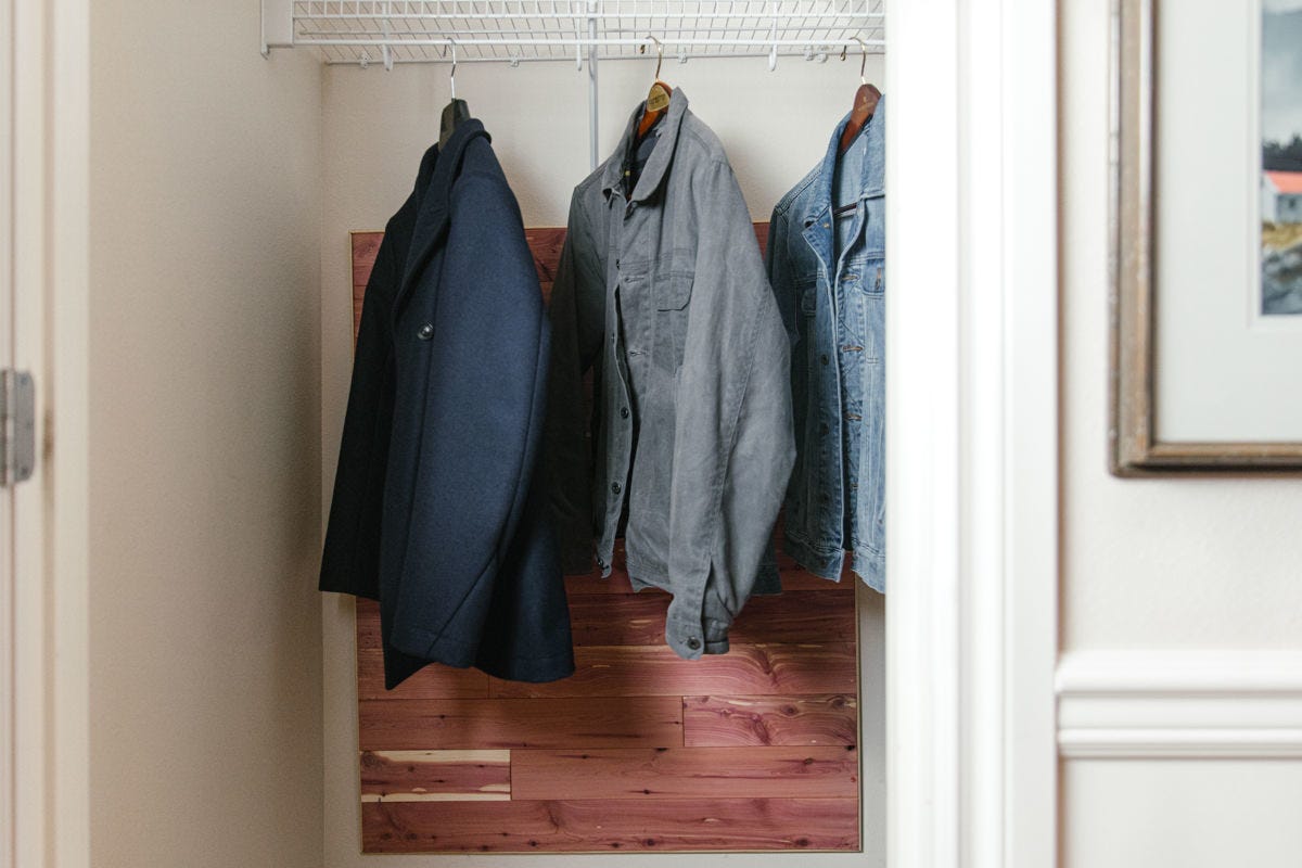 Cedar Panels for Closets