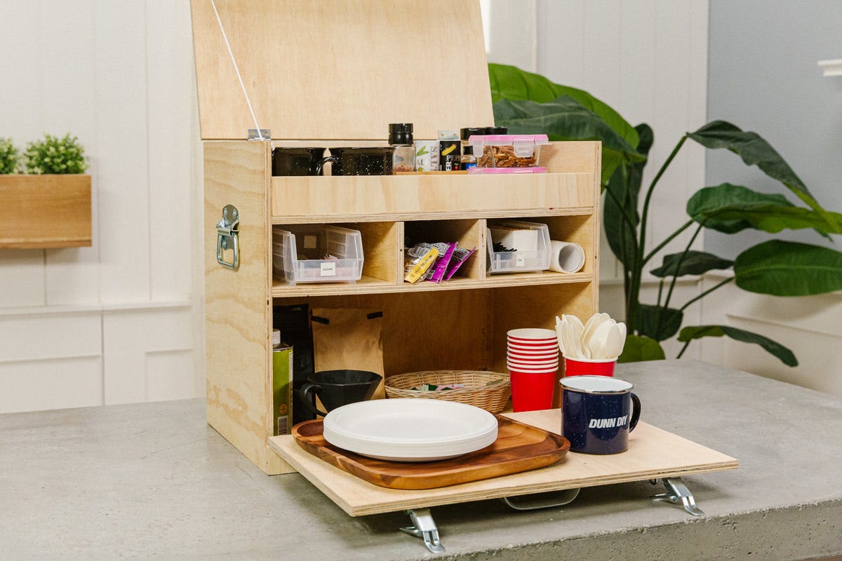 DIY Camp Kitchen Box