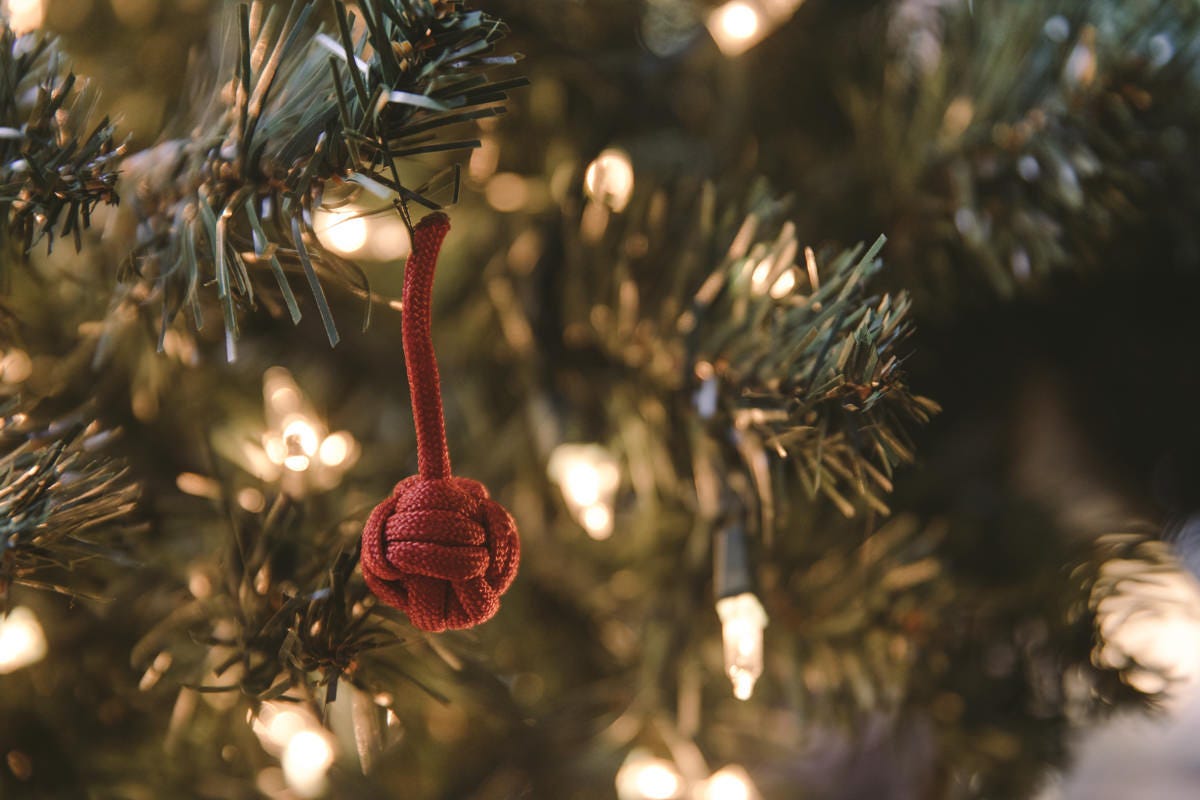 DIY Rope Christmas Tree Ornament