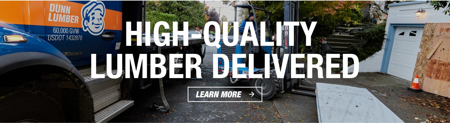 High Quality Lumber Delivered