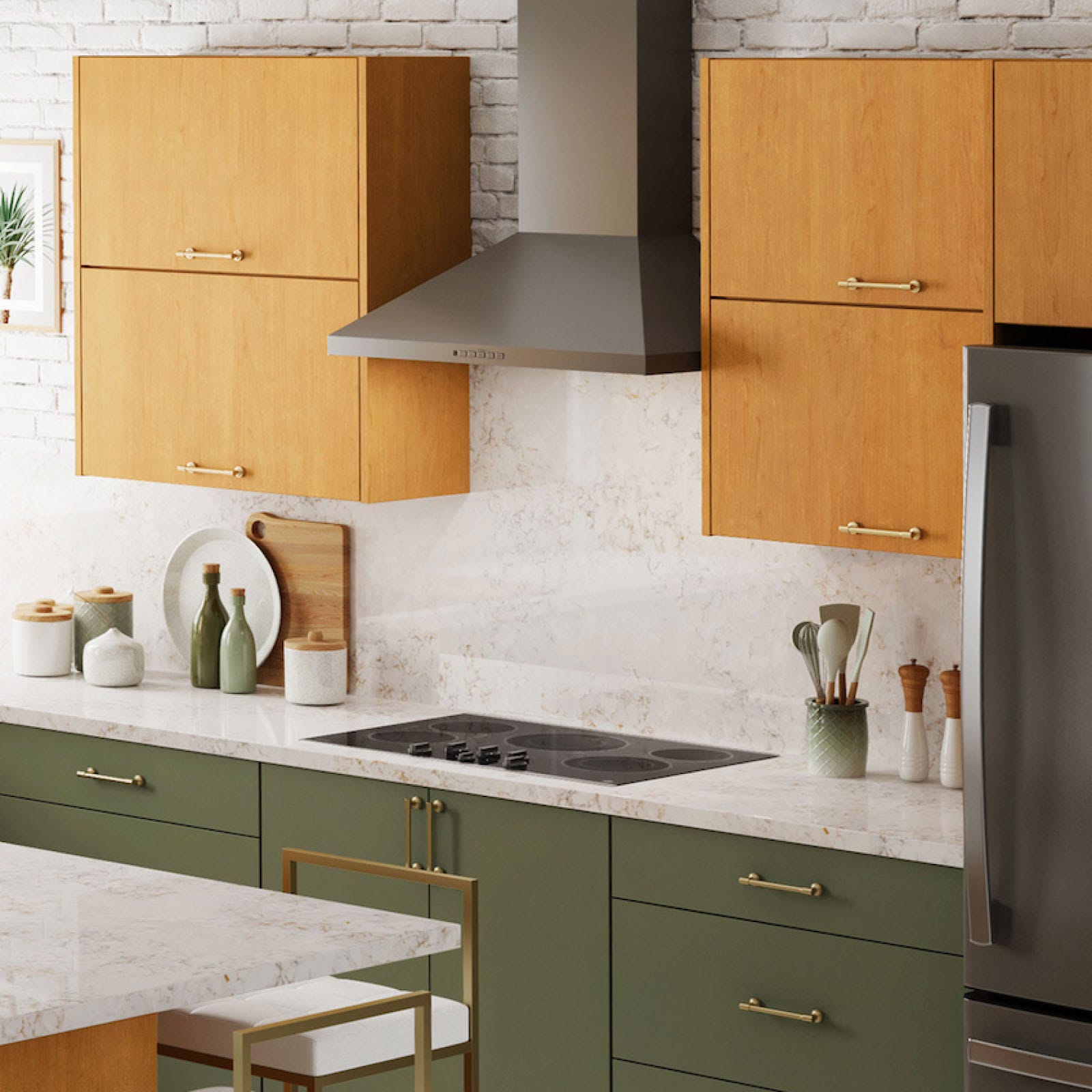 A budget-friendly European style frameless Katana cabinet collection with curated door styles, finishes and options.