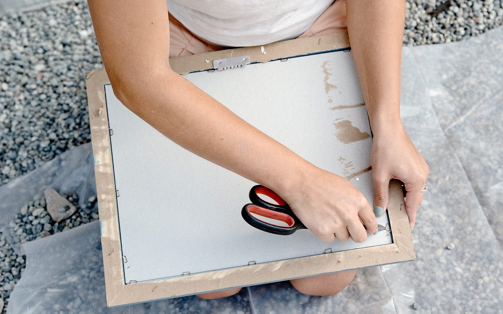 preparing picture frame for dry erase board preparing picture frame for dry erase board