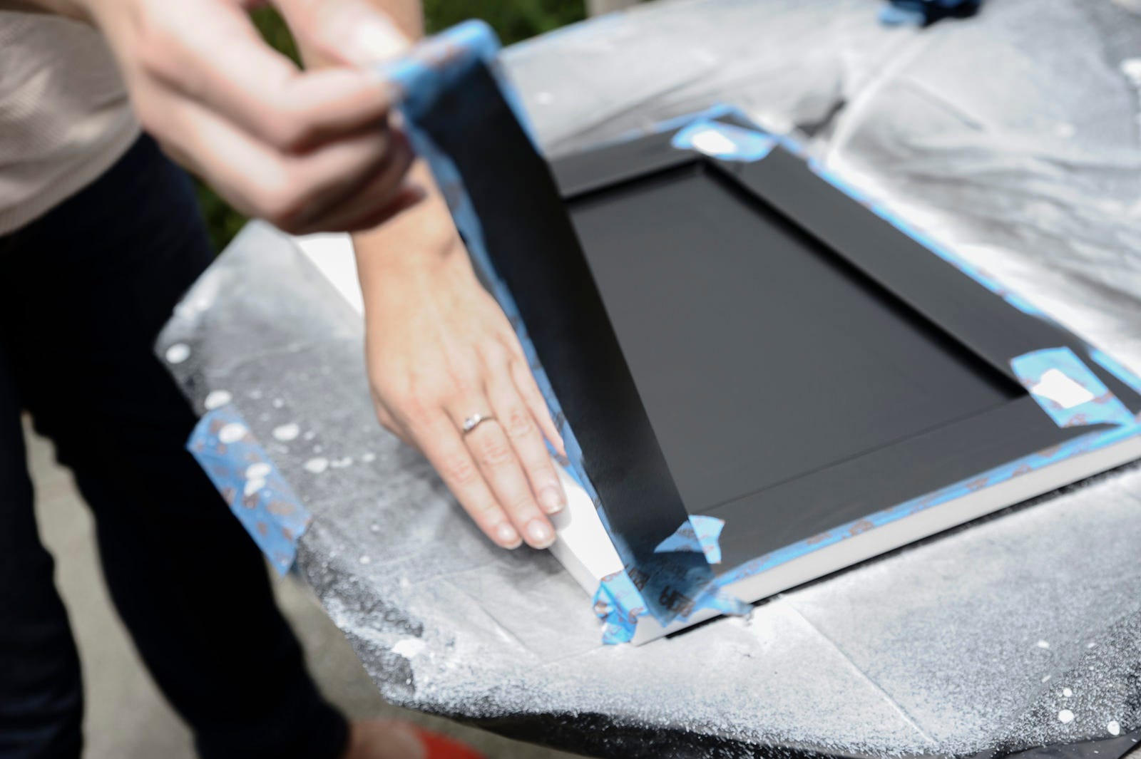 diy chalkboard tray diy chalkboard tray