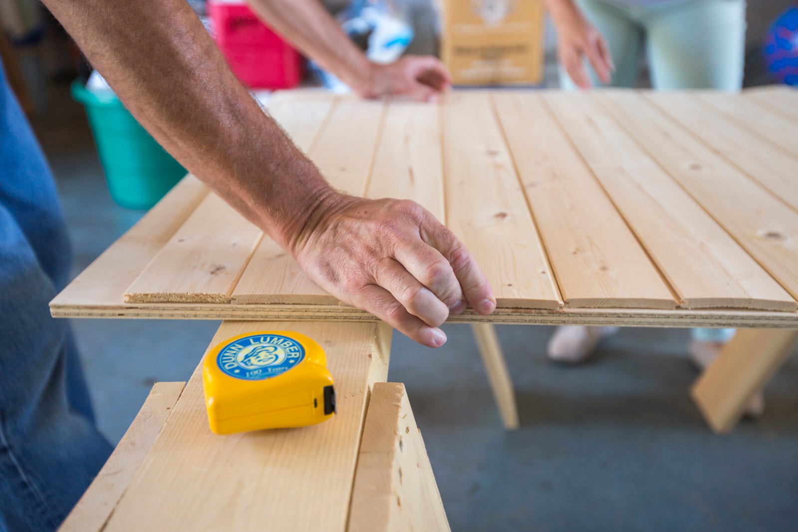 gluing headboard gluing headboard