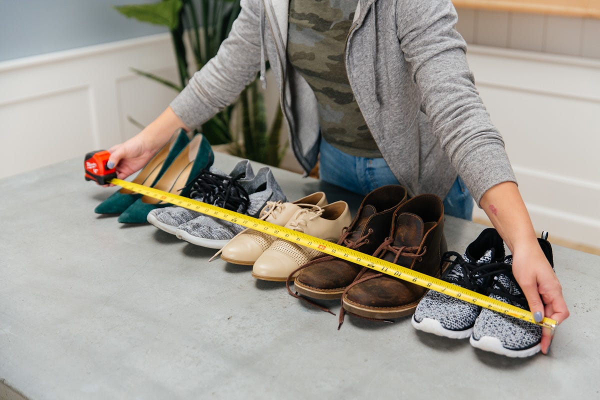 measuring for shoe rack measuring for shoe rack