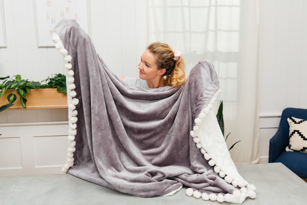 how to make a diy throw blanket how to make a diy throw blanket