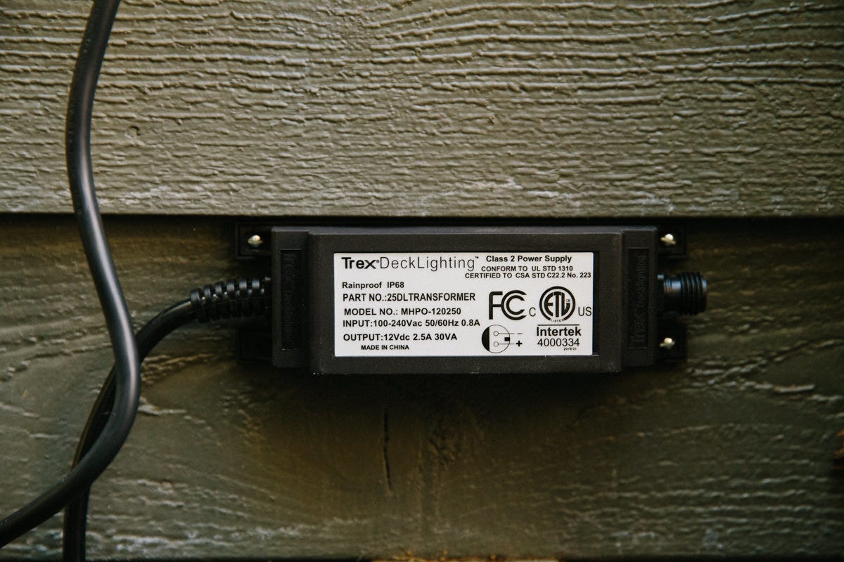 Trex Deck lighting transformer Trex Deck lighting transformer