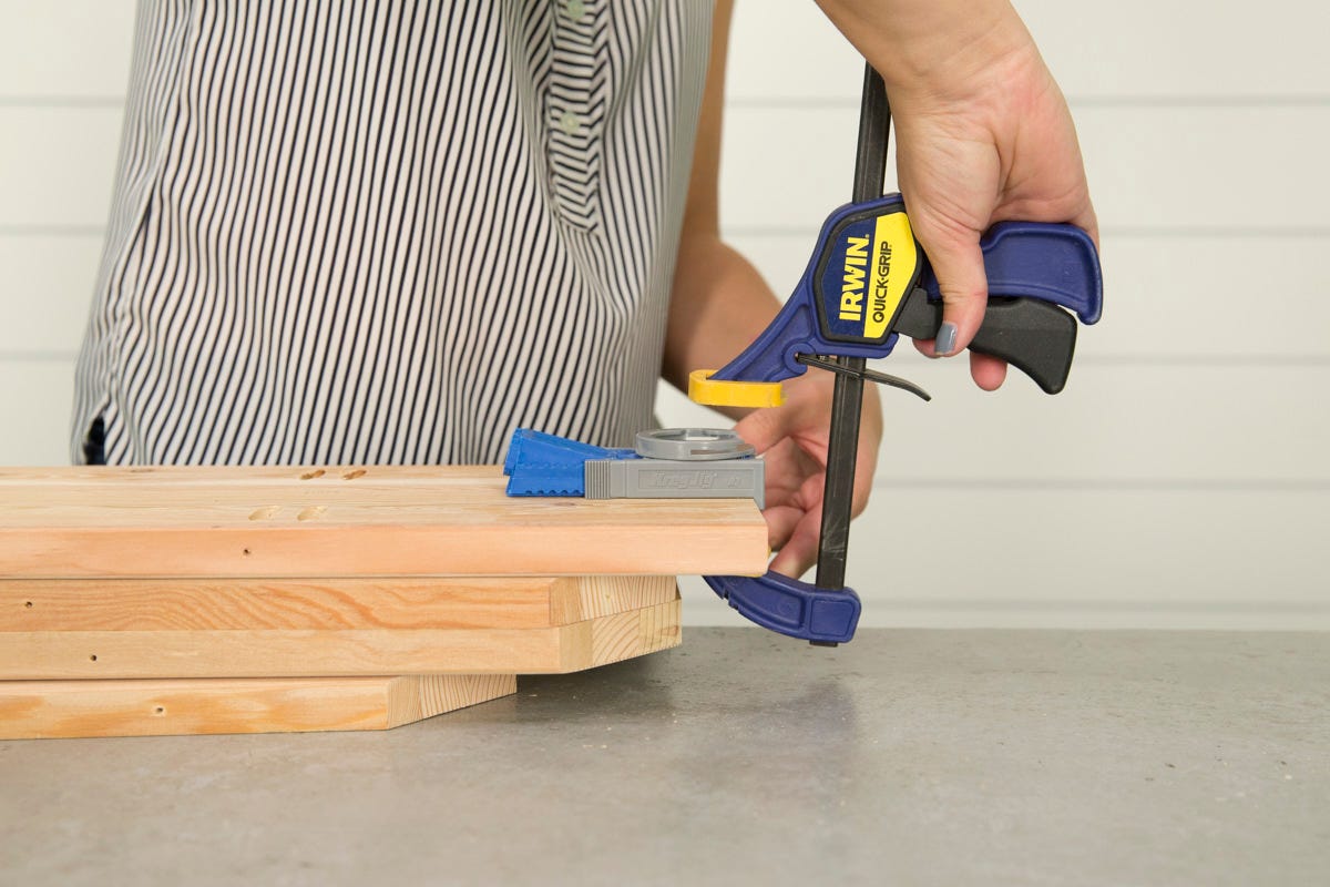 clamp on wood