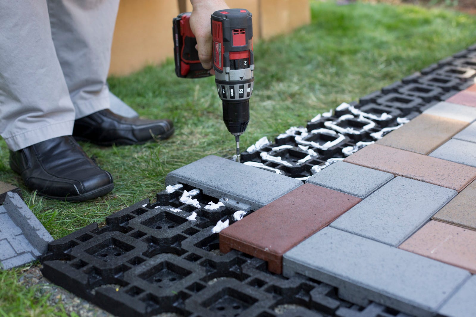 drill for azek pavers