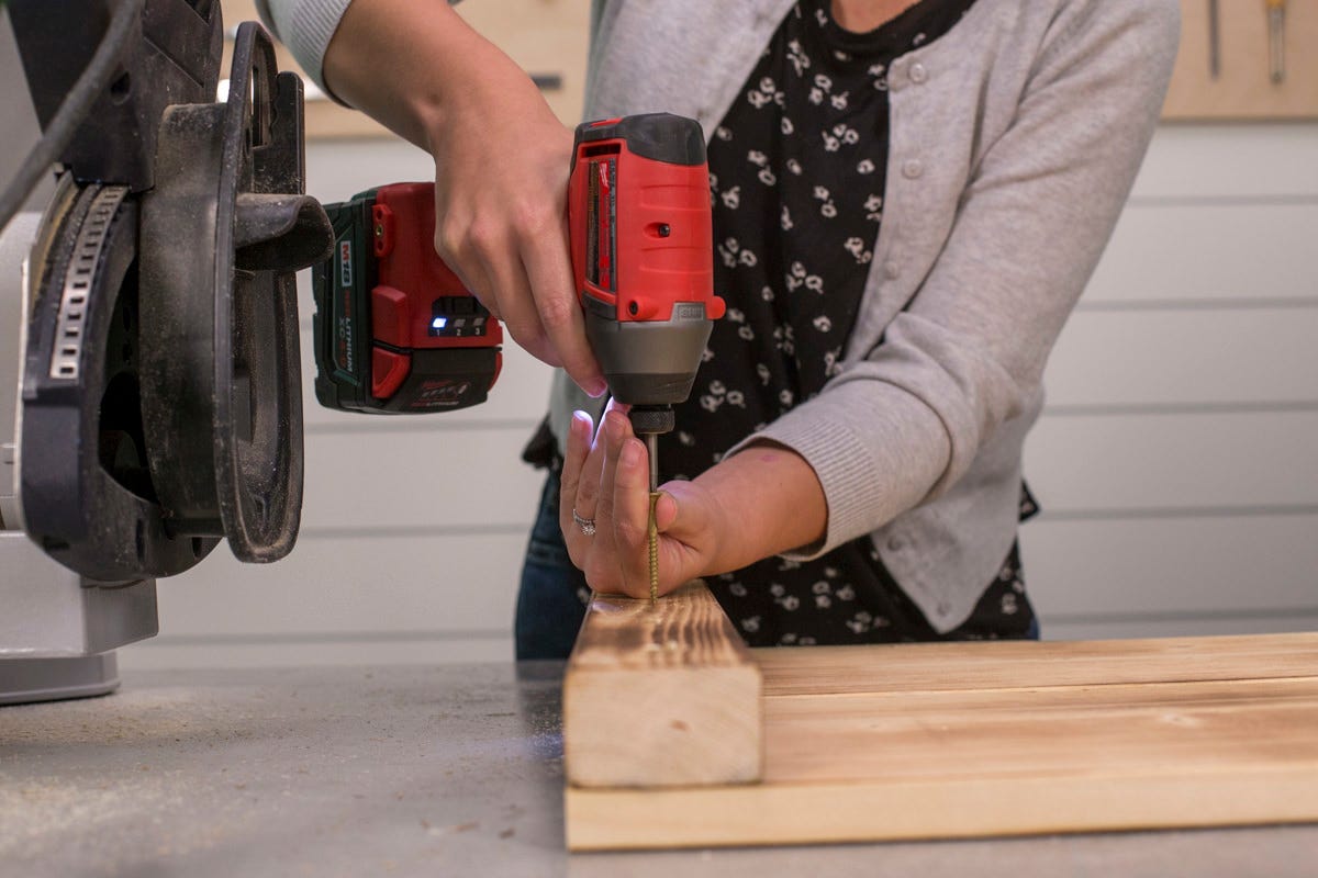 drilling into bar cart