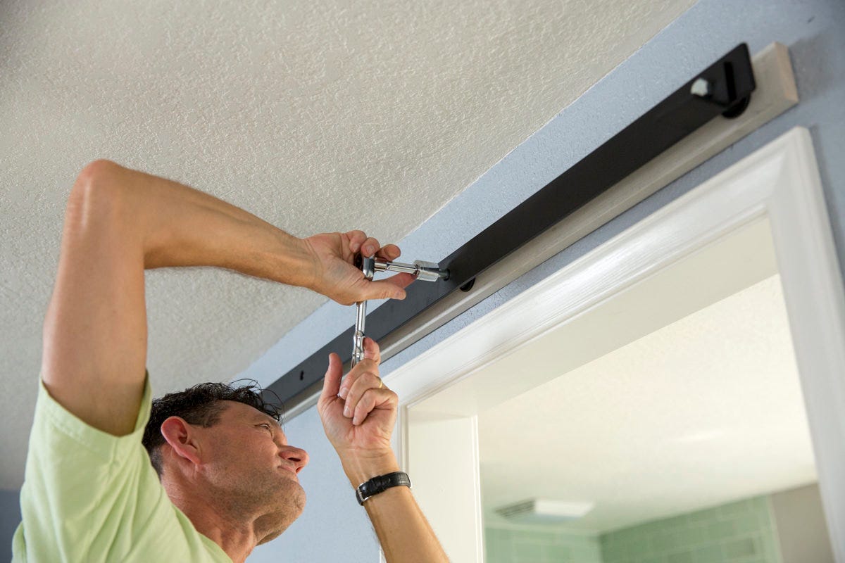 installing door track