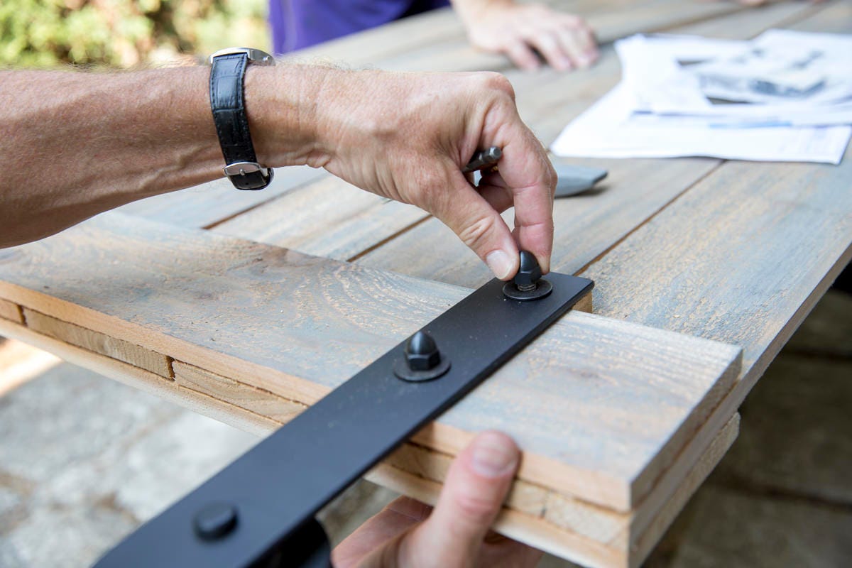 hanging door hardware