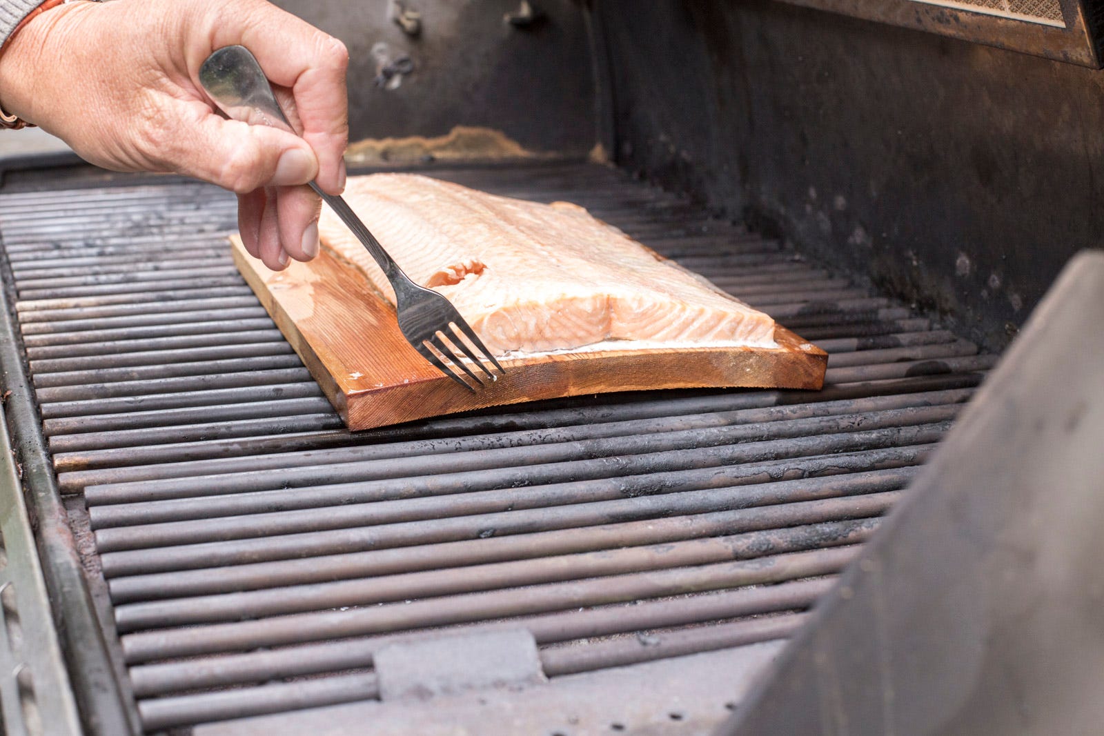 when is salmon cooked all the way
