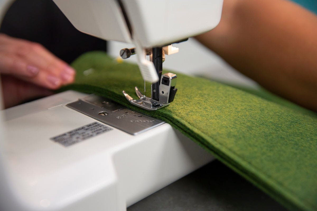 sewing felt pieces together sewing felt pieces together