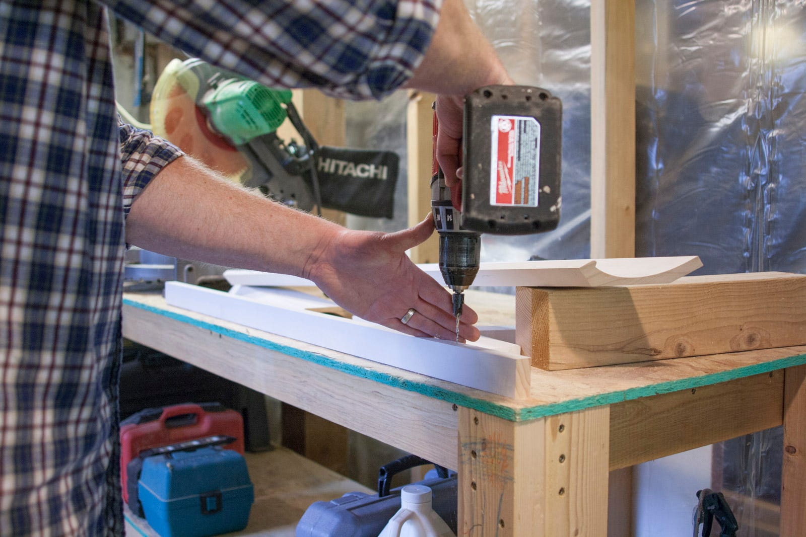 pre-drill crown moulding