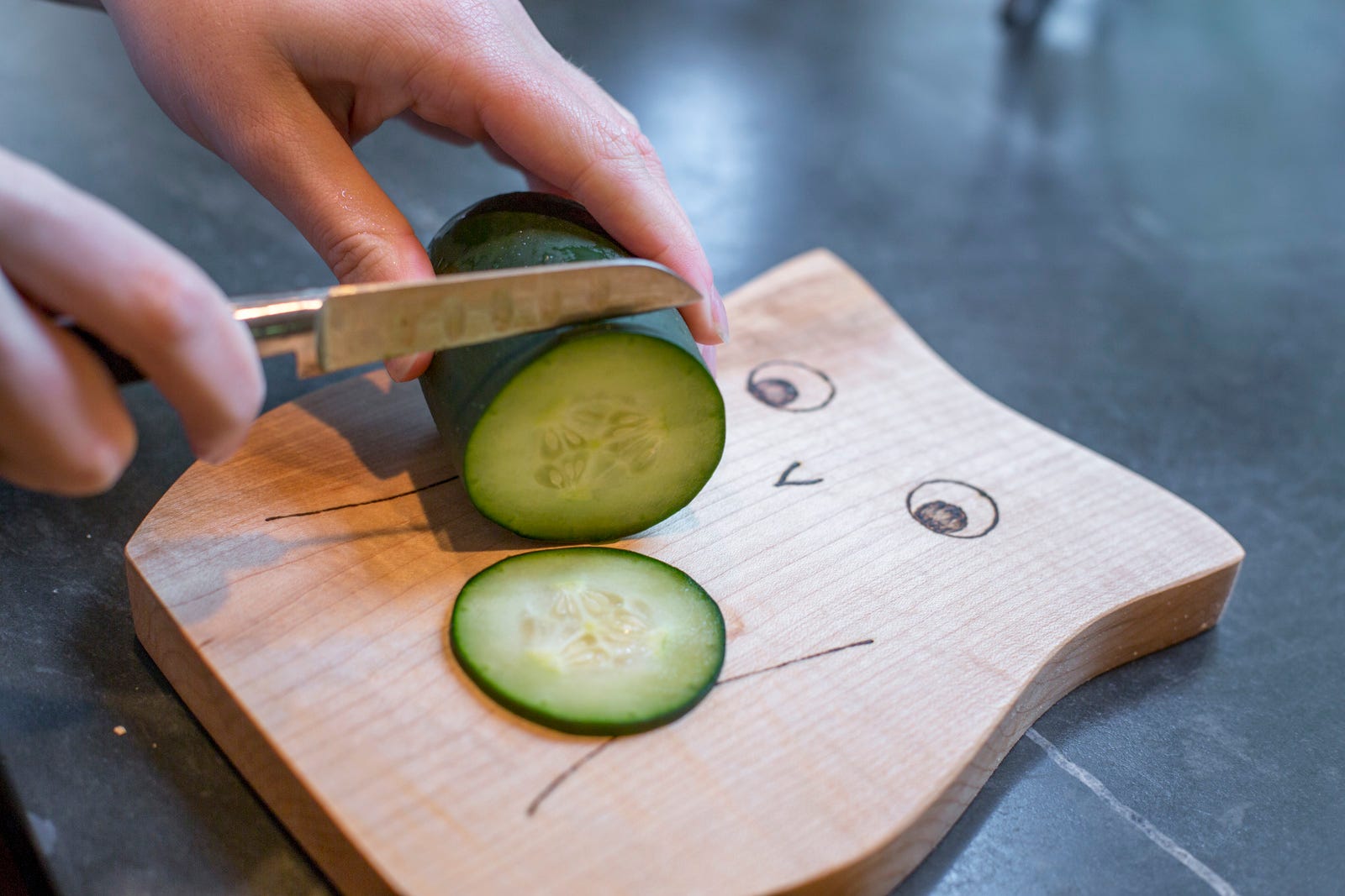 cut on your new cutting board cut on your new cutting board