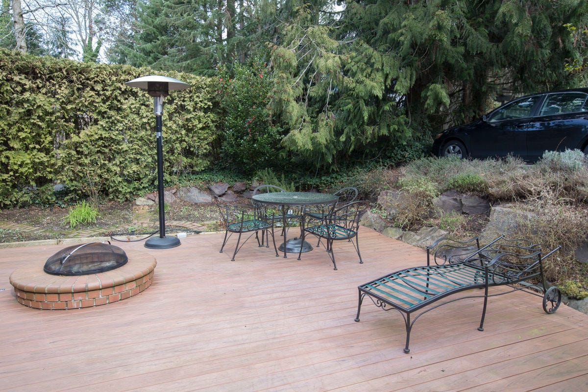 composite deck with furniture composite deck with furniture