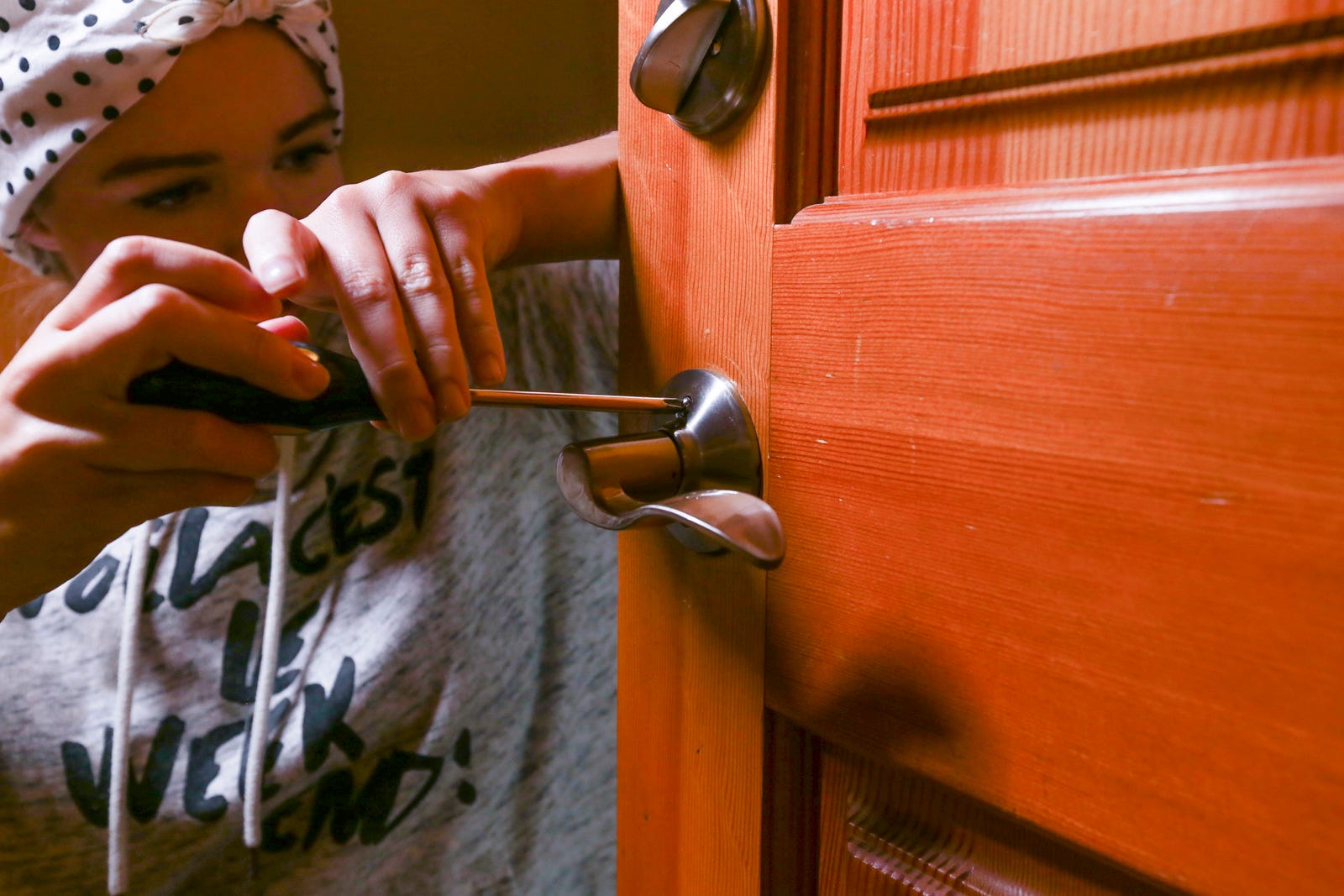 removing a door handle removing a door handle