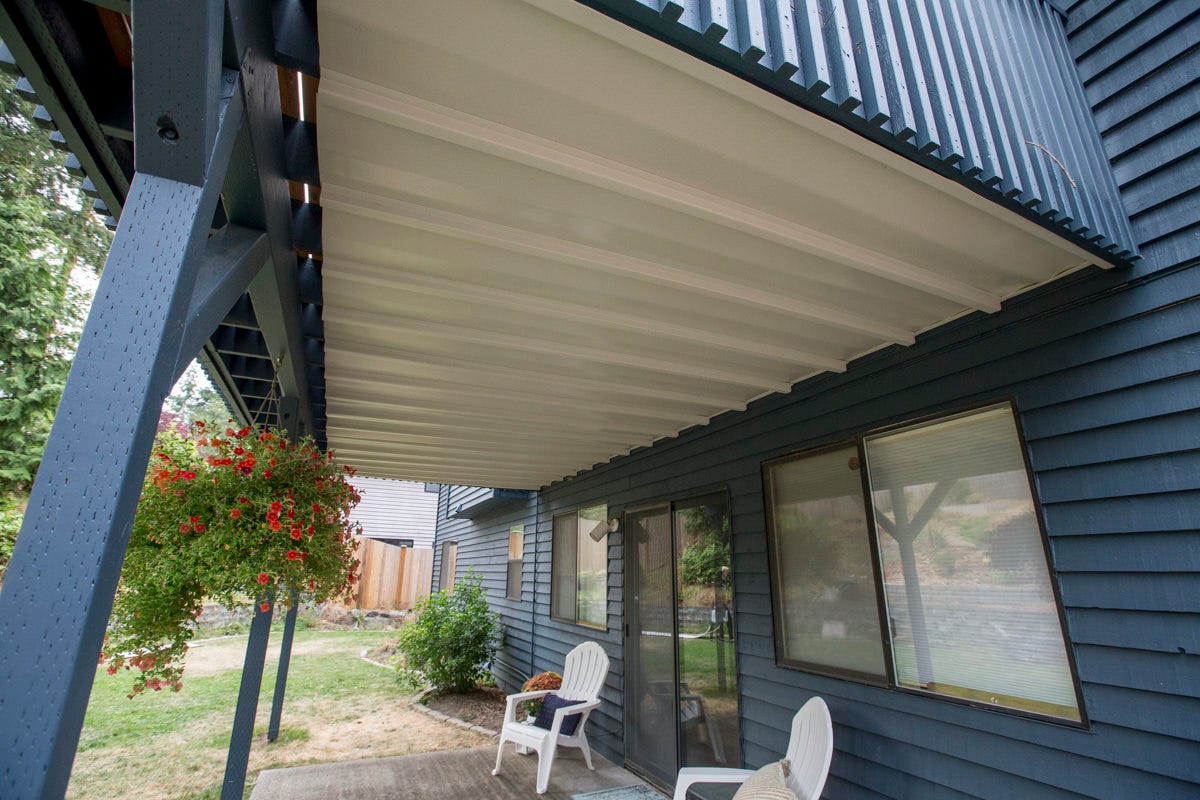 how to create a dry space under your deck