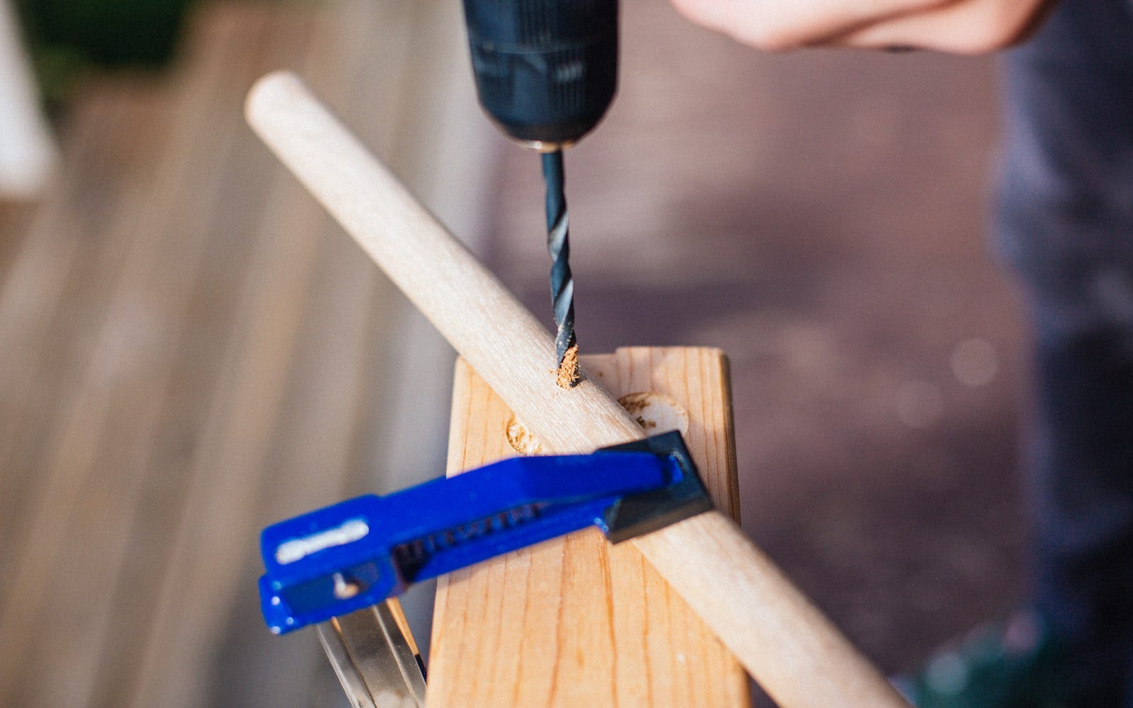dowel for mid century planter