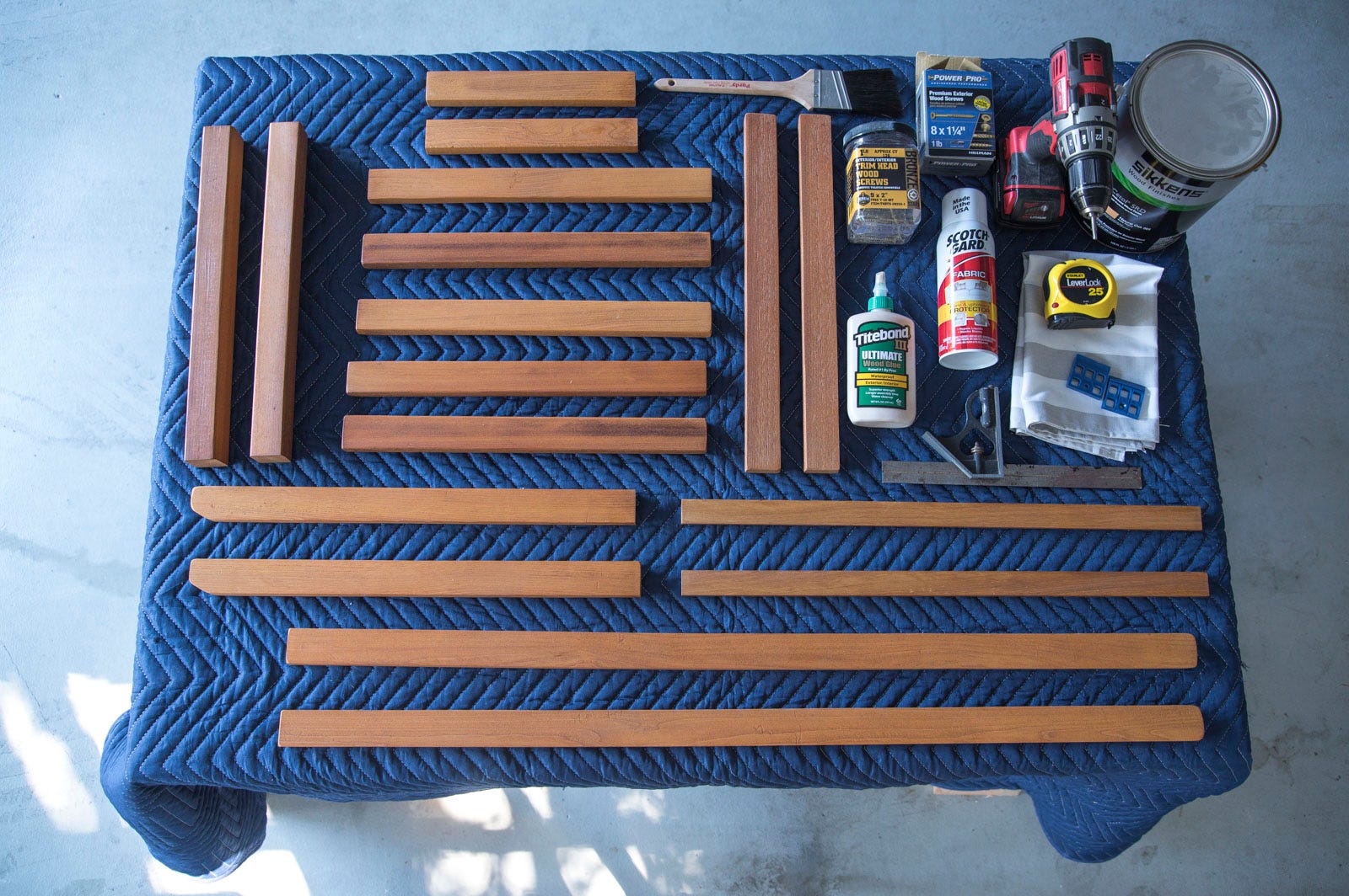 materials for nesting chair
