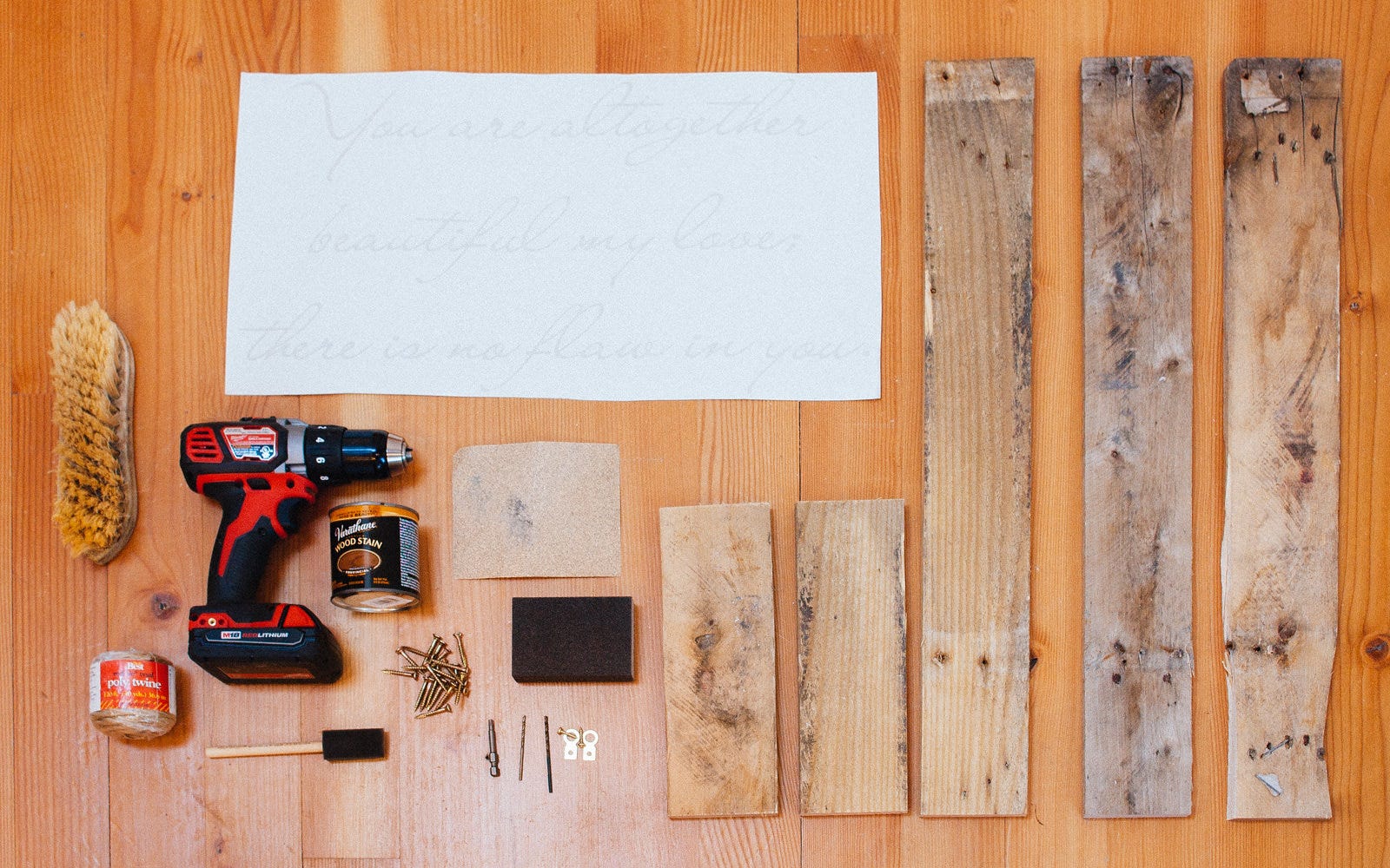 diy wedding sign