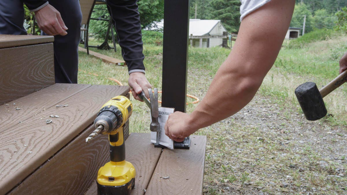 Dunn Lumber How to Install AZEK TimberTech Railing on Your Deck Seattle WA 2 Dunn Lumber How to Install AZEK TimberTech Railing on Your Deck Seattle WA 2