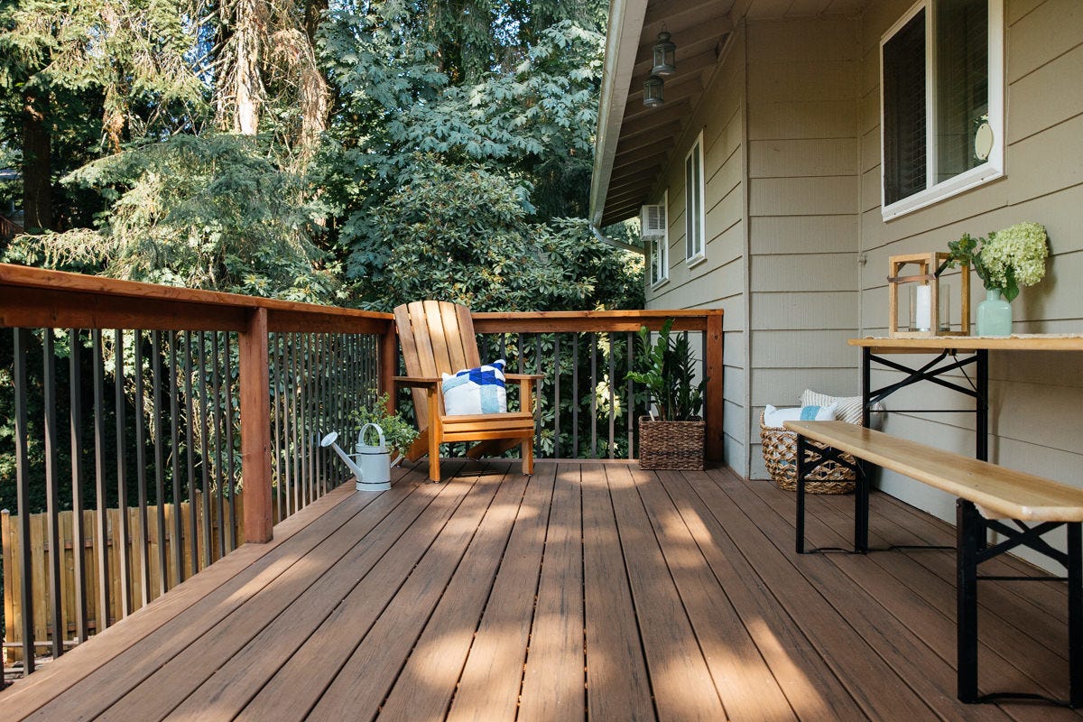 resurfacing a deck with composite decking resurfacing a deck with composite decking