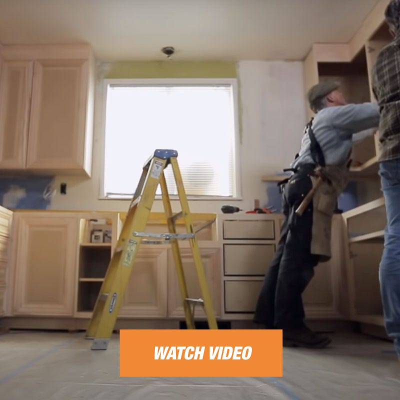 HOW TO INSTALL KITCHEN CABINETS VIDEO