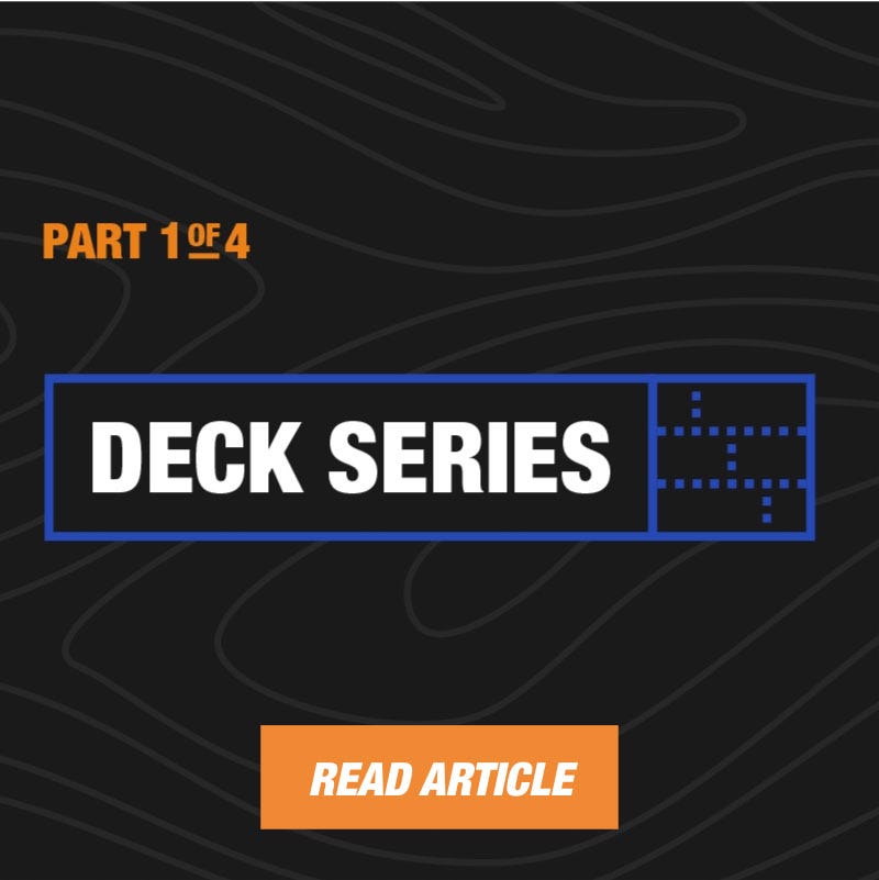 How to plan for building a deck
